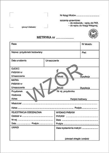 metryka
